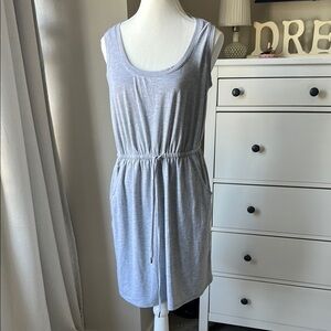 Casual Gray Sleeveless Dress by Lovestitch